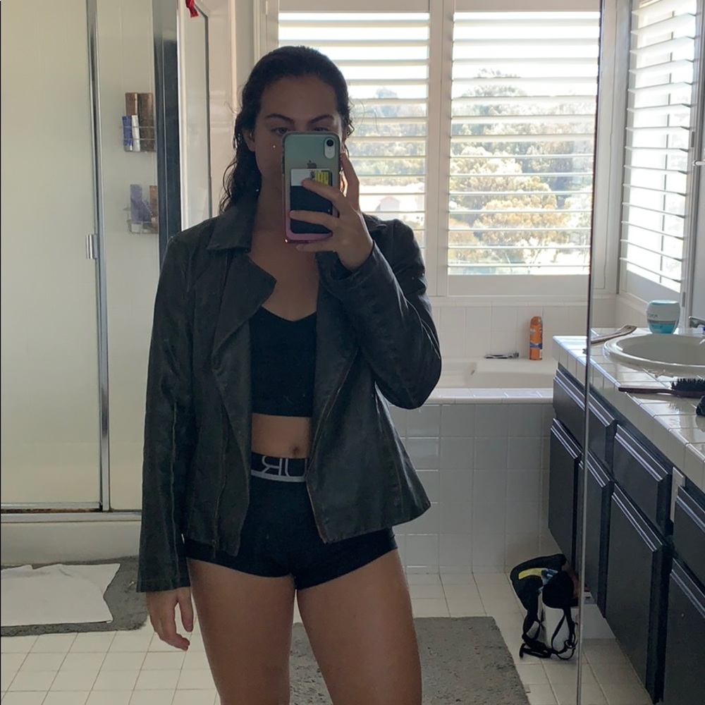 Leather jacket